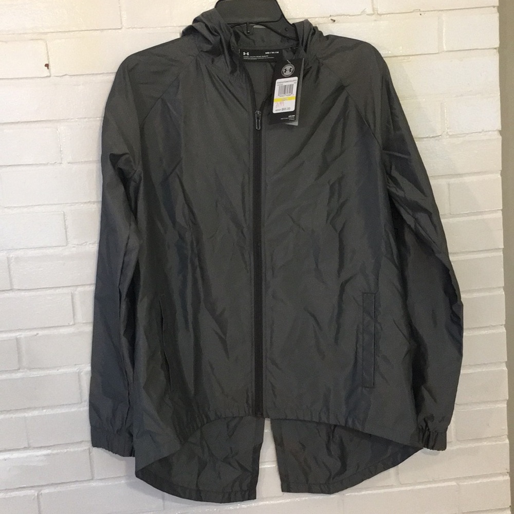 ✨NWT Grey Under Armour loose water resistant coat